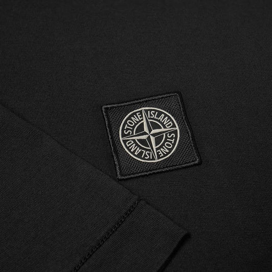 Stone Island Black Patch Logo T-Shirt