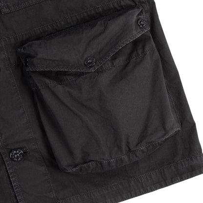Stone Island Black Tela Cotton Jacket