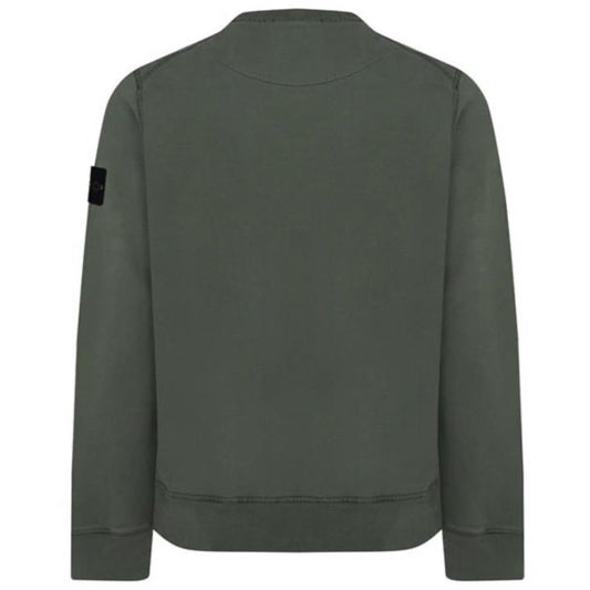 Stone Island Khaki Garment Dyed Sweatshirt