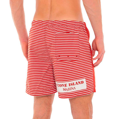 Stone Island Marina Red Swimshorts