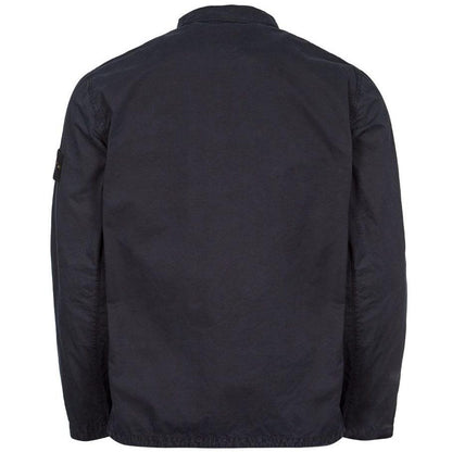Stone Island Navy Double Pocket Overshirt