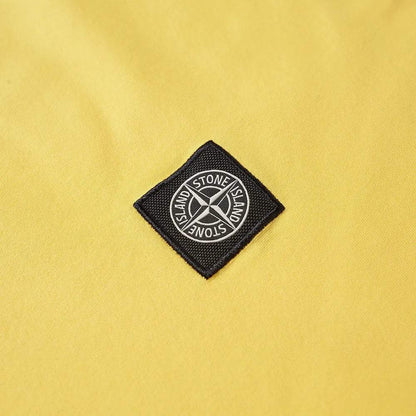Stone Island Yellow Patch Logo T-Shirt