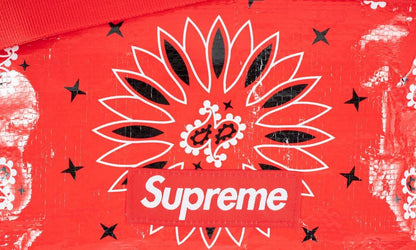 SUPREME BANDANA TARP DUFFLE BAG