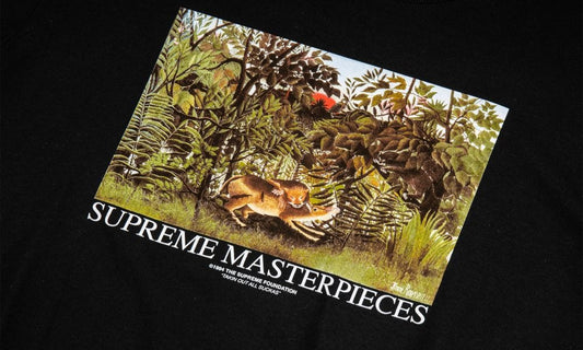 SUPREME MASTERPIECES TEE BLACK