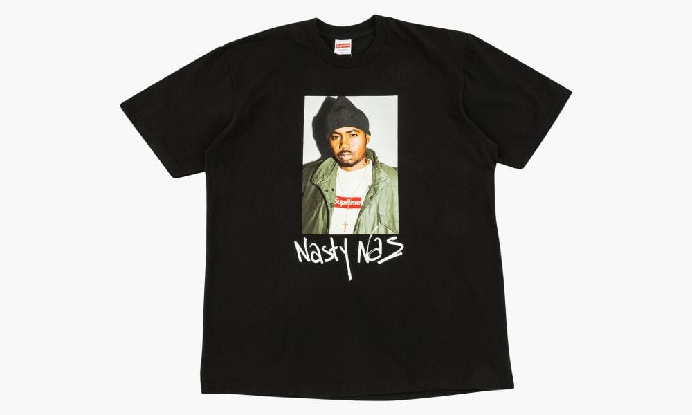 SUPREME NASTY NAS BLACK TEE