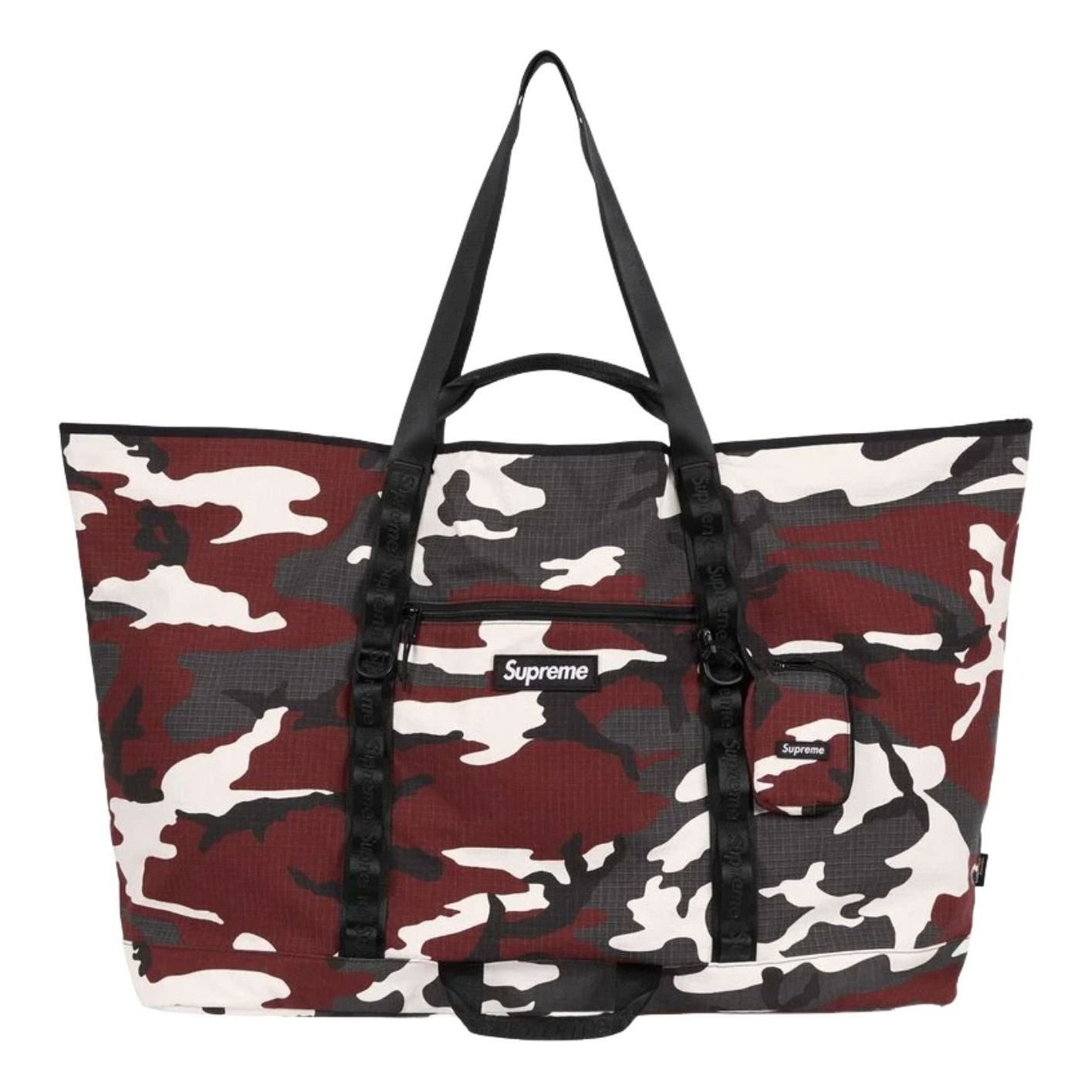 Supreme SS26 X-Large Tote Bag + Utility Pouch 'Red Camo' XLARGETOTEBAG-SS26-REDCAMO