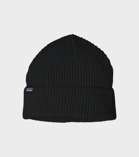 Fishermans Rolled Beanie Black