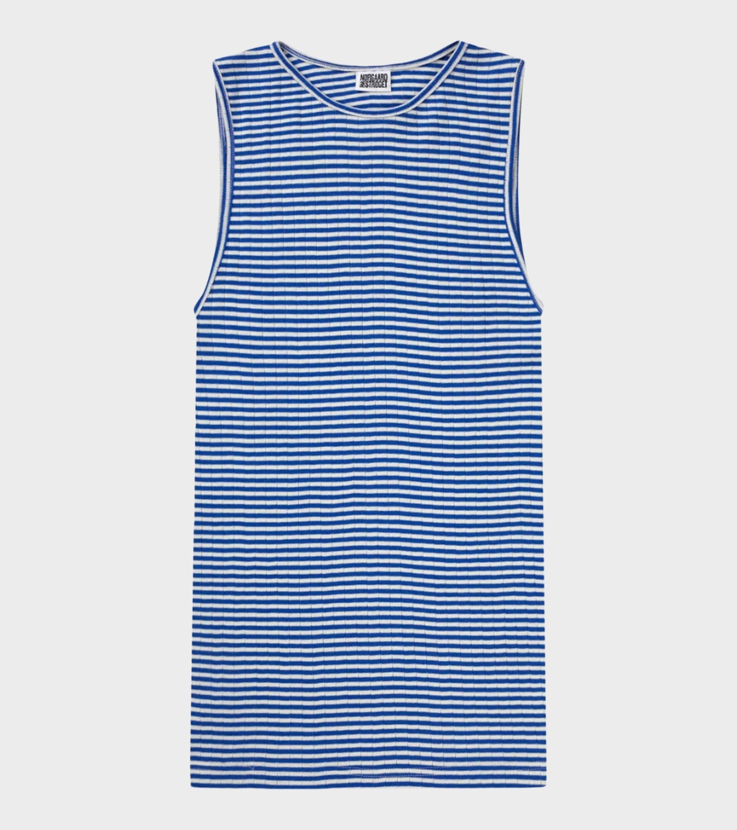 101 Tank Top Cobalt Blue/Ecru