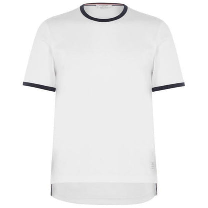 Thom Browne White Ringer T-shirt