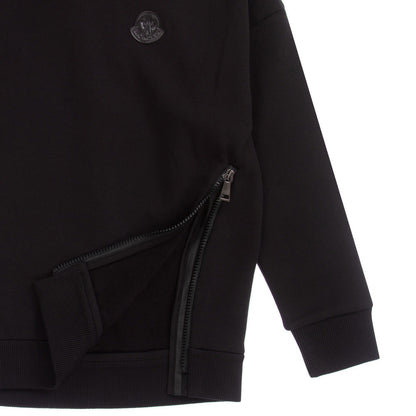 Girls Moncler Black Logo Hoodie