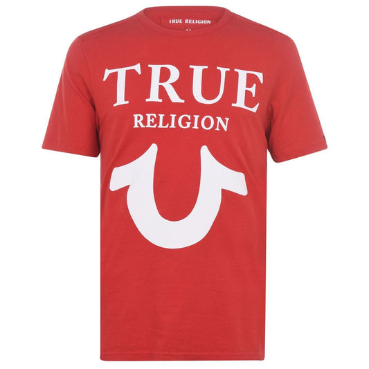 True Religion Red Logo T-Shirt