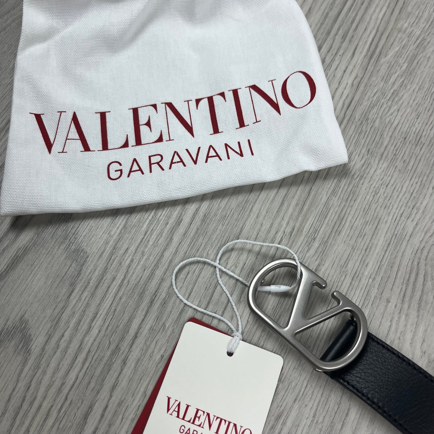 Valentino Signature Belt - Black