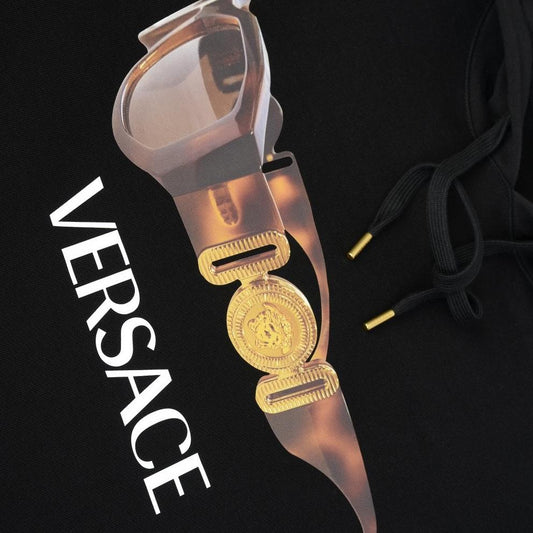 Versace Black Biggie Print Hoodie