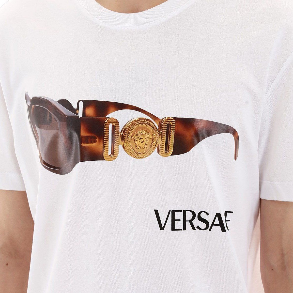 Versace White Biggie Print T-Shirt