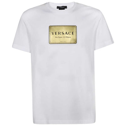 Versace White Graphic T-Shirt