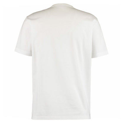 Versace White Leather Studded Medusa T-Shirt