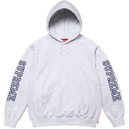 Supreme Grey Logo Hoodie