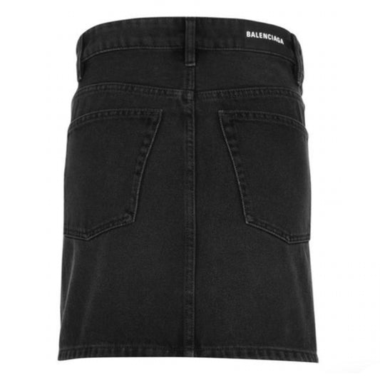 Womens Balenciaga Denim Skirt