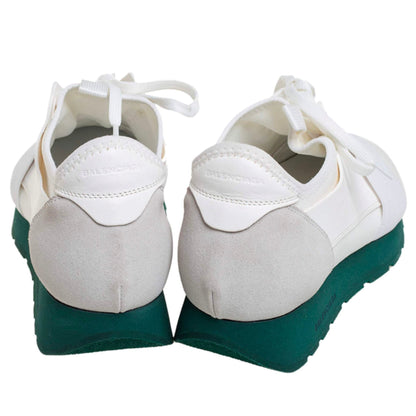 Womens Balenciaga White Race Runner
