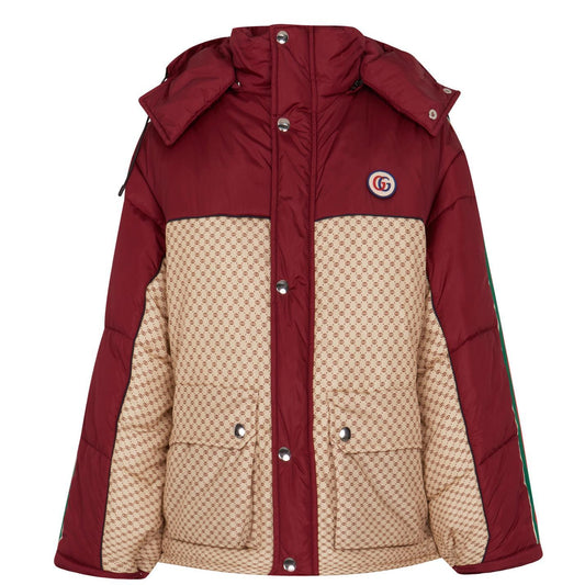 Womens Gucci GG Parachute Padded Jacket