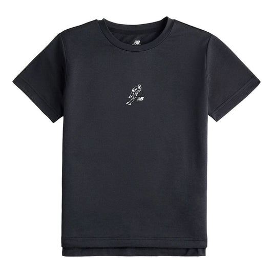 (GS) New Balance x Shohei Training T-Shirt Asia Sizing 'Caviar' YT62C77EBK