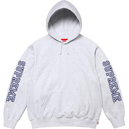 Supreme Grey Logo Hoodie